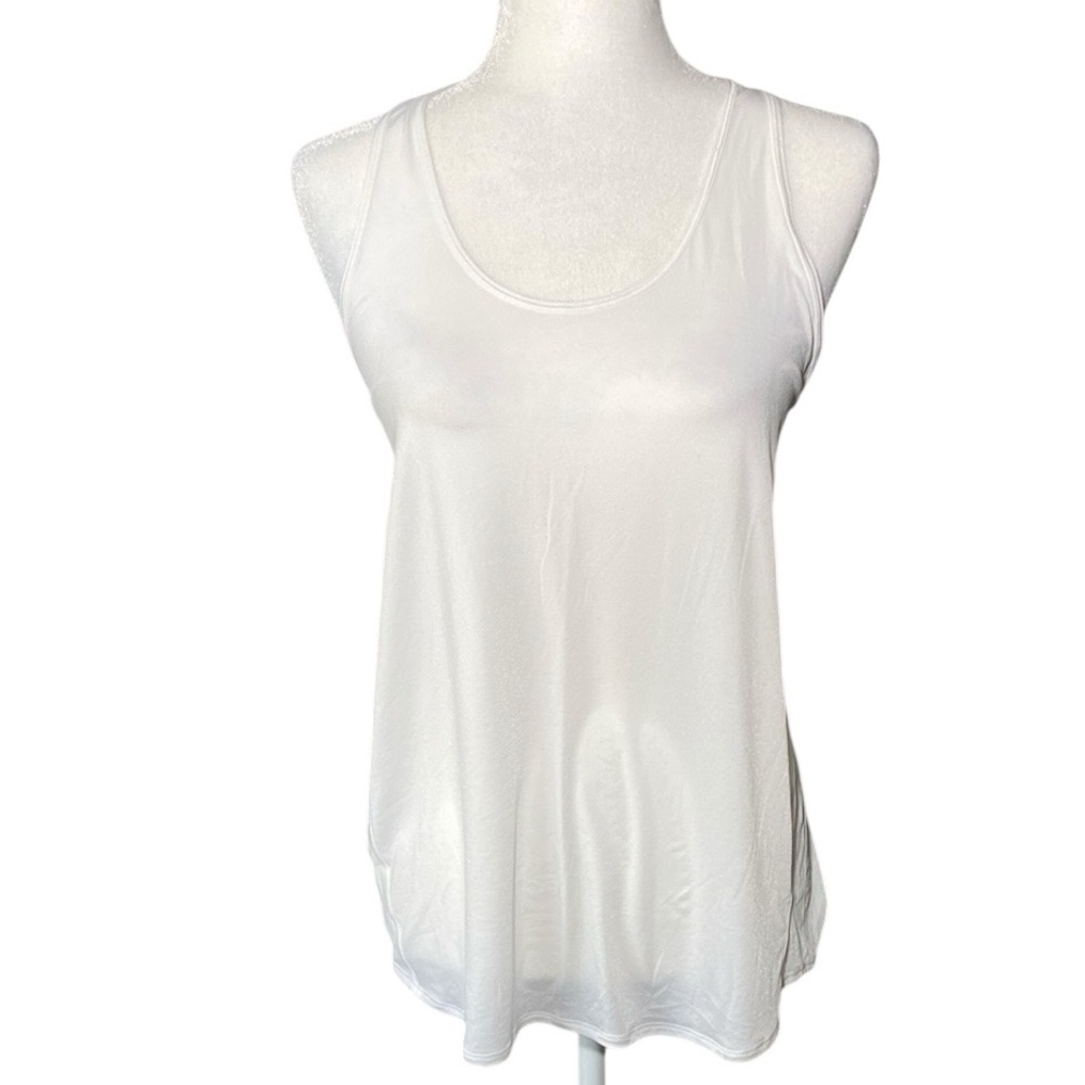 Lululemon Athletica White Tank Top with Racerback